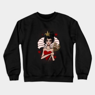 Queen of Hearts Crewneck Sweatshirt